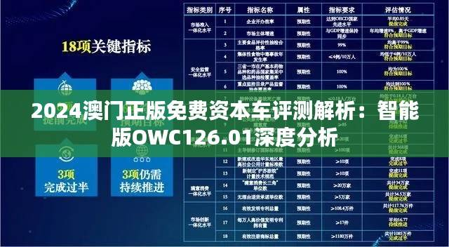 2024澳门正版免费资本车评测解析:智能版OWC126.01深度分析