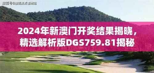 2024年新澳门开奖结果揭晓,精选解析版DGS759.81揭秘
