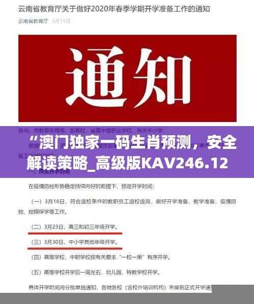 “澳门独家一码生肖预测,安全解读策略_高级版KAV246.12”