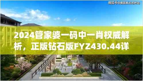 2024管家婆一码中一肖权威解析,正版钻石版FYZ430.44详述