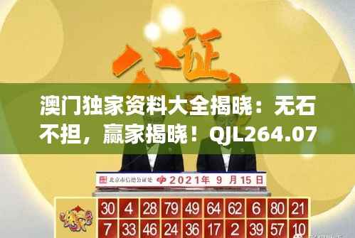 澳门独家资料大全揭晓:无石不担,赢家揭晓!QJL264.07版个人版