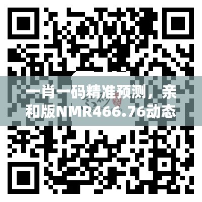 一肖一码精准预测,亲和版NMR466.76动态词解
