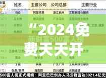 “2024免费天天开奖,WMF511.02神话版数据分析解读”