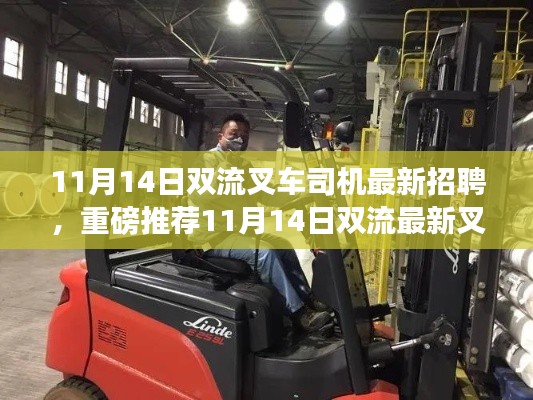 11月14日双流叉车司机招聘启事,优质职位等你来挑战!