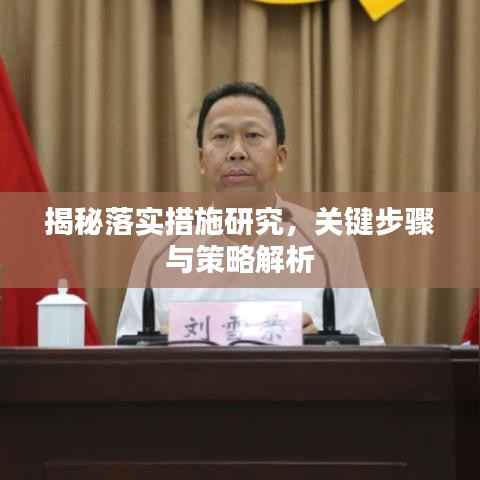 揭秘落实措施研究,关键步骤与策略解析