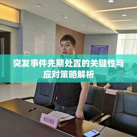 突发事件先期处置的关键性与应对策略解析